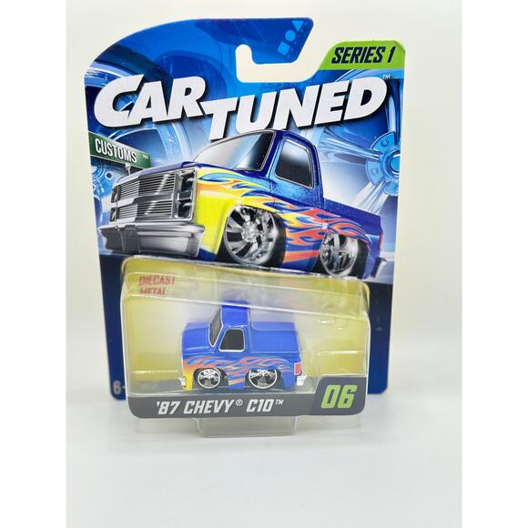 Car Tuned Series 1 1987 Chevy C10 #06 NEW - Picture 3 of 3